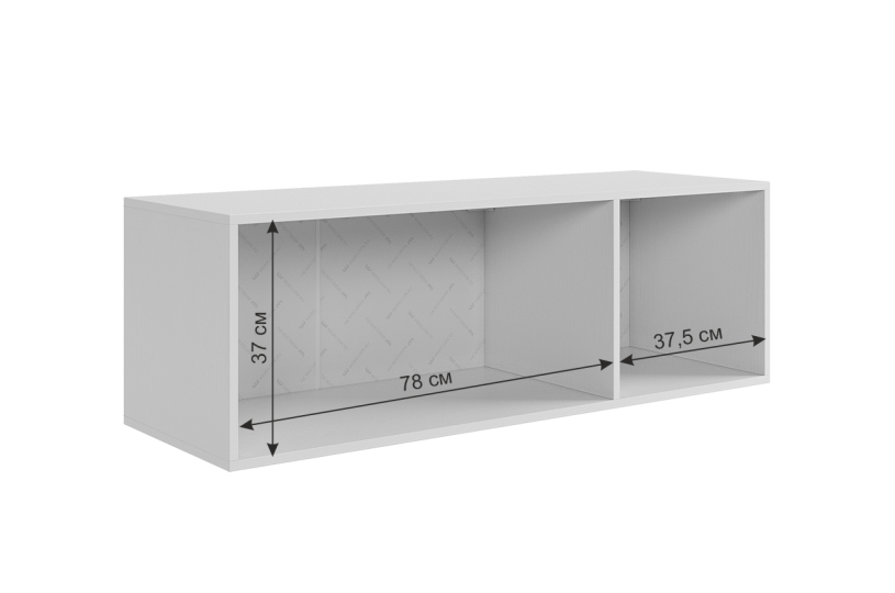 Антресоль трехдверная Зефир, серая Антресоль трехдверная Зефир, серая