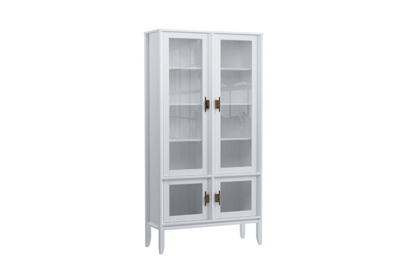 Шкаф для посуды Бридж 2-х дверный, 4 стеклянных двери