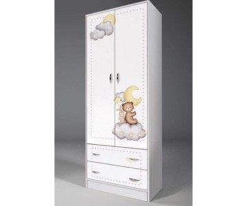 Шкаф 2-х дверный с ящиками Мишка 13/3 Шкаф 2-х дверный с ящиками Мишка 13/3