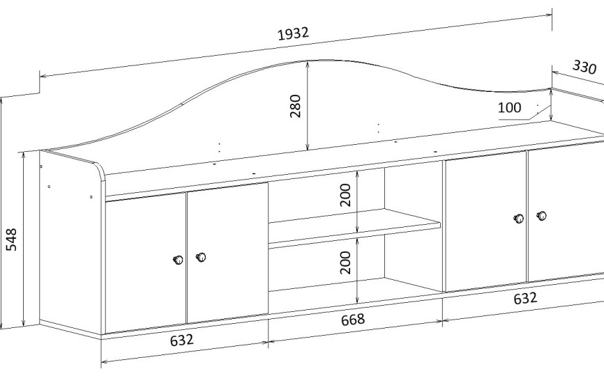 Надкроватный мост Ноктюрн