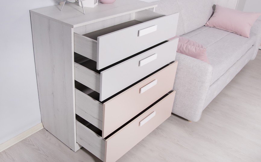 Комод К1 "Румика Пинк"