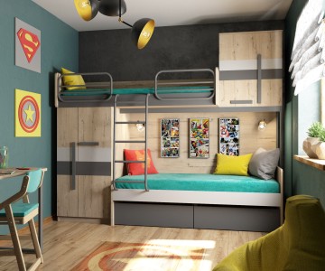 Комната для двоих детей "Твист Лофт" 
