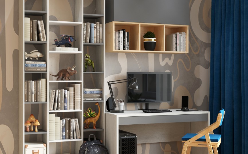 Уголок школьника "Деловой Нью Тон Грэй" 