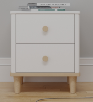 Тумба прикроватная Эмма 1 с двумя ящиками