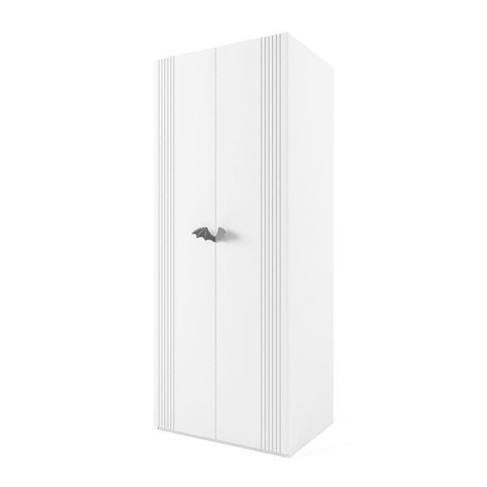 Шкаф платяной 2-х дверный Мишель Белый