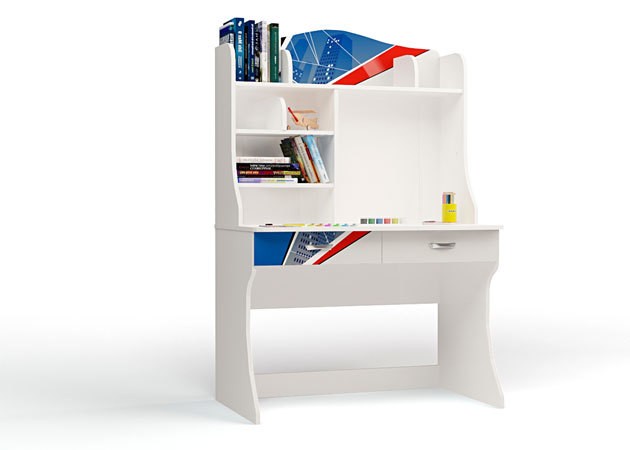 Стол письменный с надстройкой "Человек паук"  