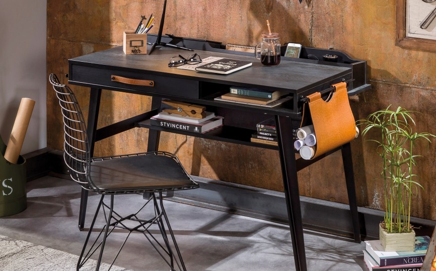 Письменный стол малый "Dark Metal", DM-1106