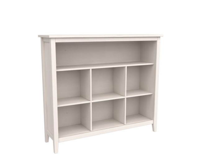 Стеллаж "Сиело" (без ящиков), белый воск