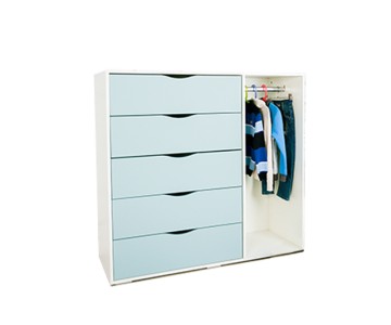 Комод с 5-ю ящиками и штангой