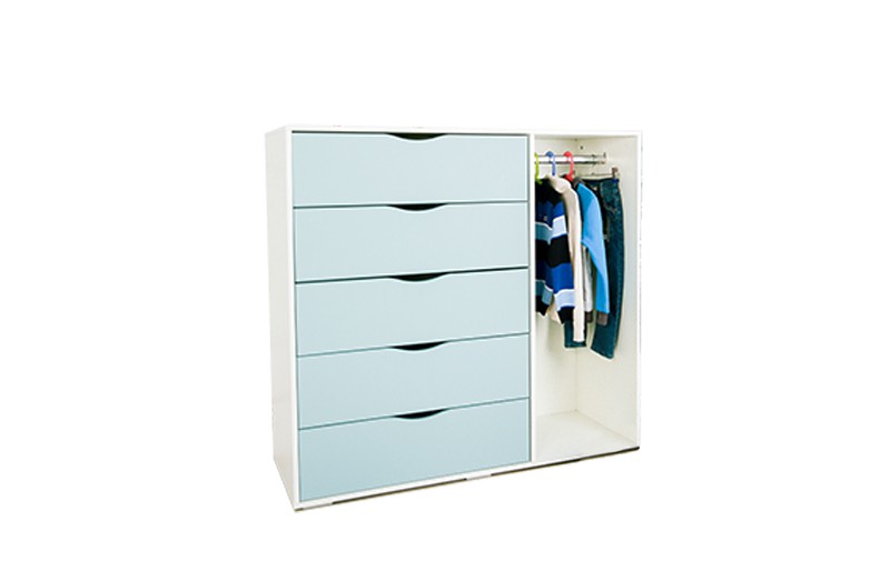 Комод с 5-ю ящиками и штангой