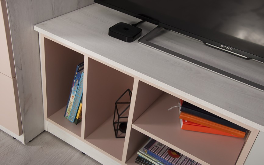 Тумба ТВ Т1 "Румика Пинк"