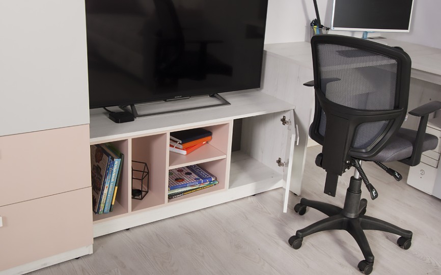 Тумба ТВ Т1 "Румика Пинк"