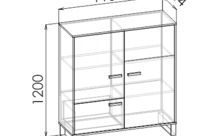 Шкаф-тумба "Liberty Pink"