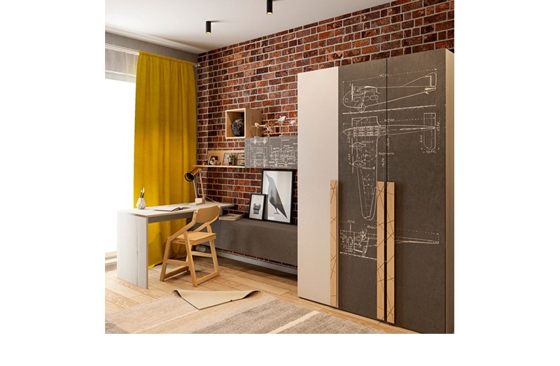 Уголок школьника "Нью Тон Грэй Авиатор"  