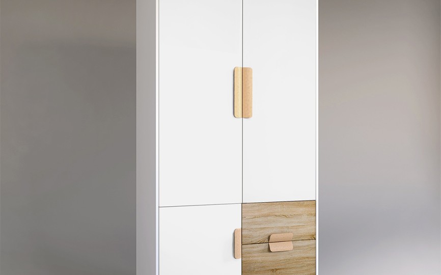 Шкаф 2-дверный "КВАДРО"