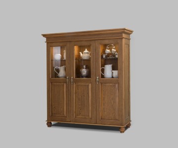 Сервант трехдверный Бьёрт на круглых ножках 1-31