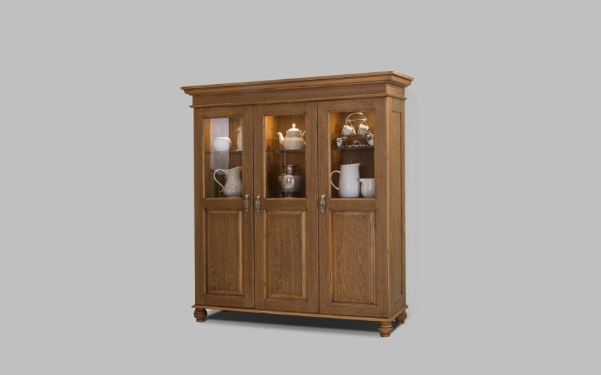 Сервант трехдверный Бьёрт на круглых ножках 1-31