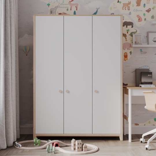 Шкаф 3-х дверный Амбер 17