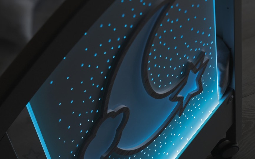 Кроватка Erbesi Moon LED (Мун)