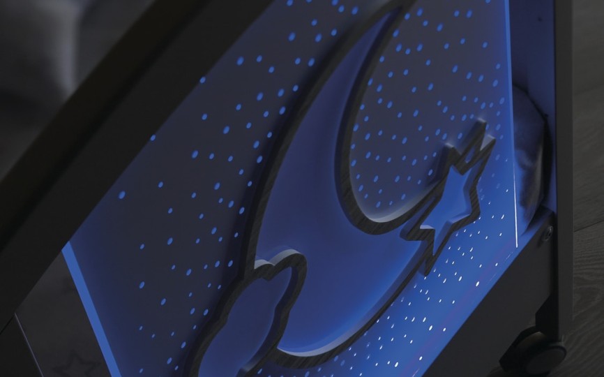 Кроватка Erbesi Moon LED (Мун)