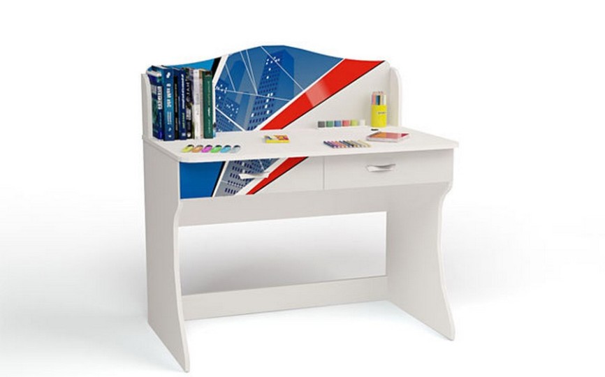 Стол без надстройки для мальчика "Человек паук"