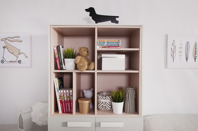 Шкаф-пенал ШК "Румика Пинк"