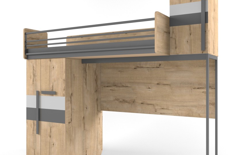 Комната с кроватью чердаком "Твист Лофт" 