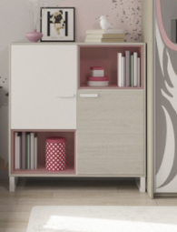 Шкаф для книг "Liberty Pink"