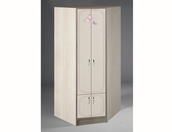 Угловой шкаф "Фанки Кидз Лилак".