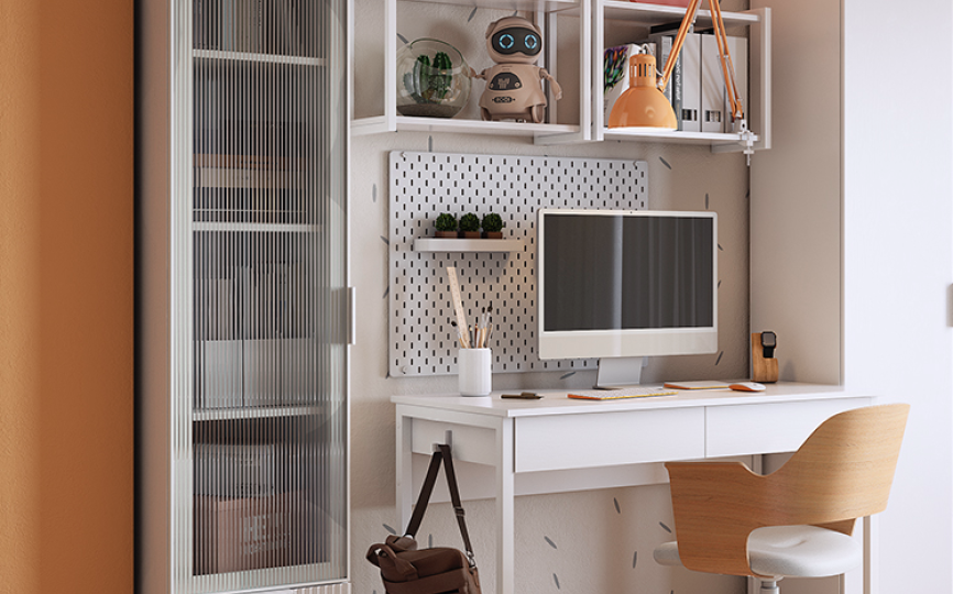 Шкаф однодверный Зефир (для книг), белый