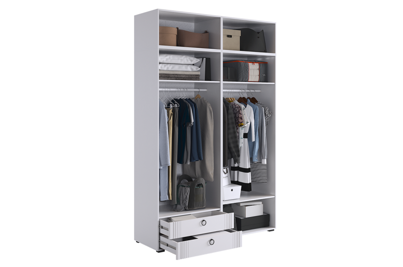 Шкаф четырехдверный Ева К1 (комплект)