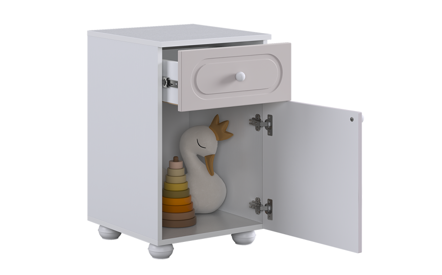 Тумба Милана прикроватная с ящиком Тумба Милана прикроватная с ящиком