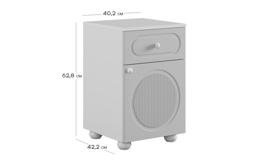 Тумба Милана прикроватная с ящиком Тумба Милана прикроватная с ящиком