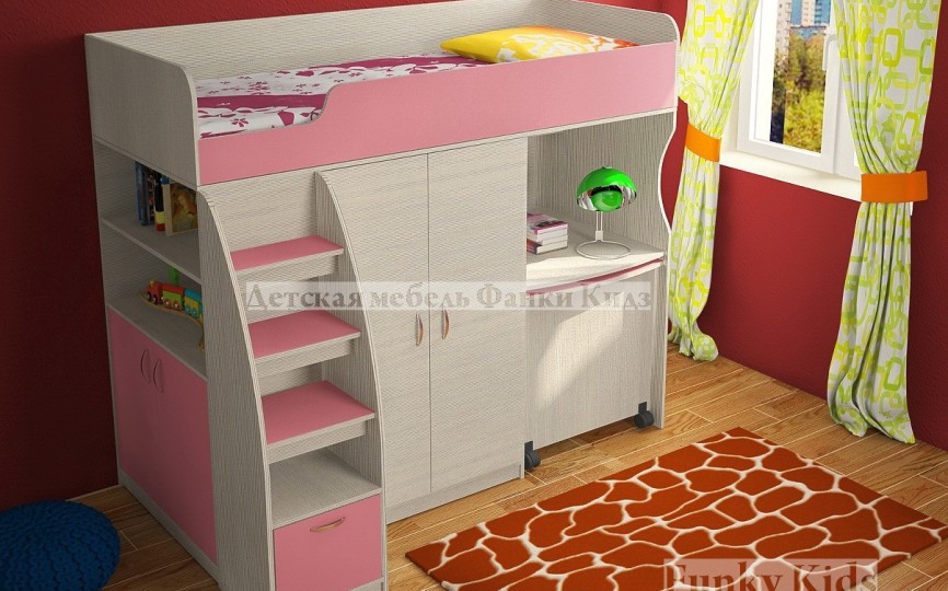 Кровать чердак  Фанки Кидз 18 СВ 