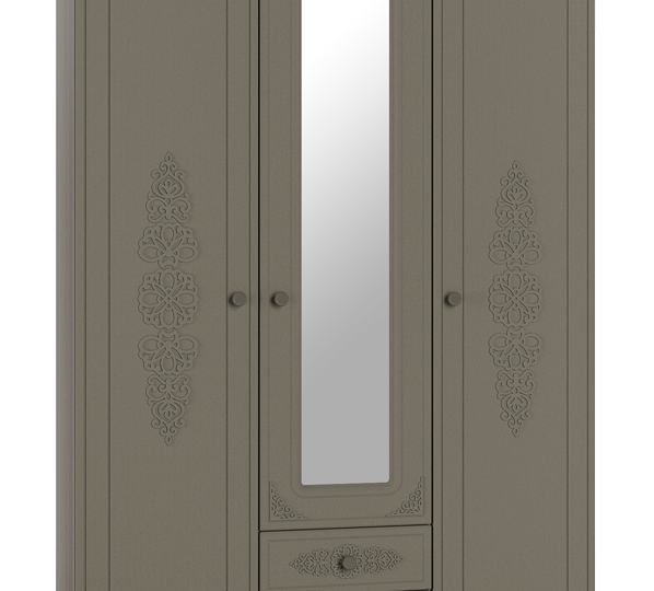 Шкаф трехстворчатый с зеркалом Ассоль Плюс АС-27 