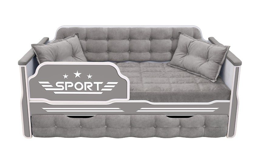 Детская кровать "Спорт" 180 с дополнительным спальным местом 