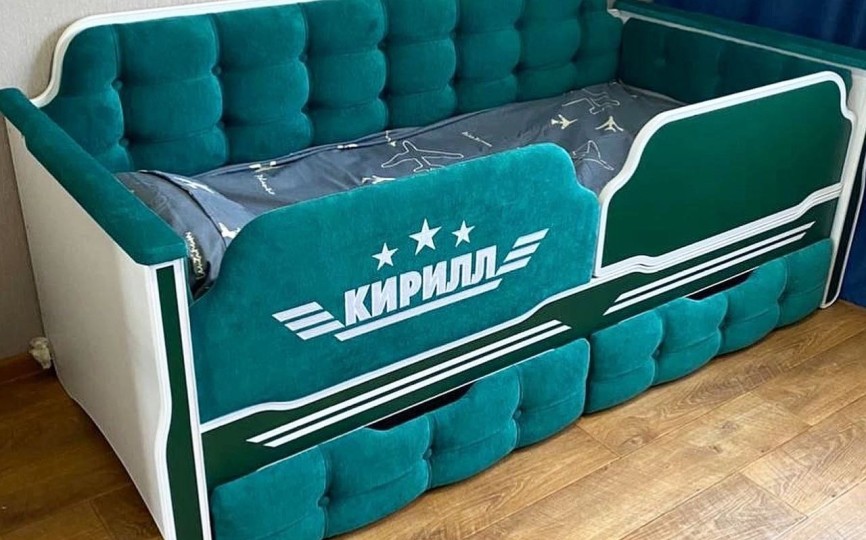 Детская кровать "Спорт" 180 с дополнительным спальным местом 