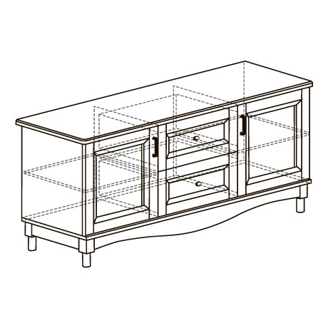 Тумба под ТВ "Прованс" 