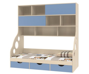 Детская кровать с антресолью Дельта-21.12 190х90см.