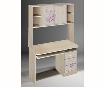 Стол с надстройкой "Фанки Кидз Лилак".