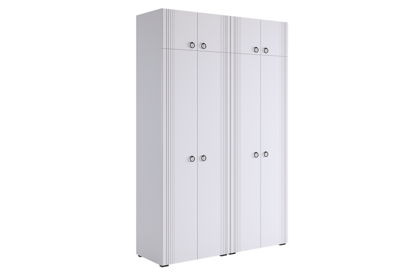 Шкаф четырехдверный Ева К2 (комплект)