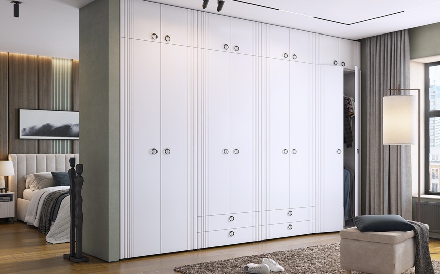 Шкаф четырехдверный Ева К2 (комплект) Шкаф четырехдверный Ева К2 (комплект)