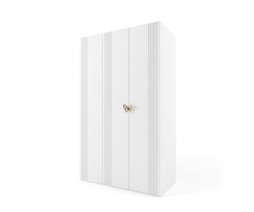 Шкаф 3-х дверный Мишель Белый