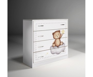 Комод 4 ящика Мишка 13/5 Комод 4 ящика Мишка 13/5