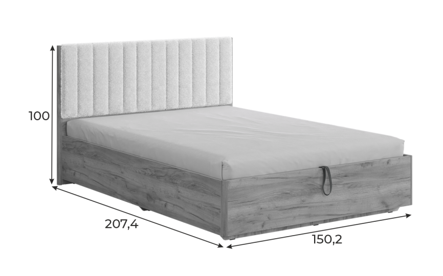 Кровать с подъемным механизмом Юлия Кровать с подъемным механизмом Юлия