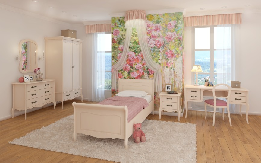 Комната для подростка "Лебо" из массива