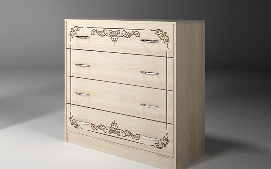 Комод 4 ящика "Классика" ФКК-13/5