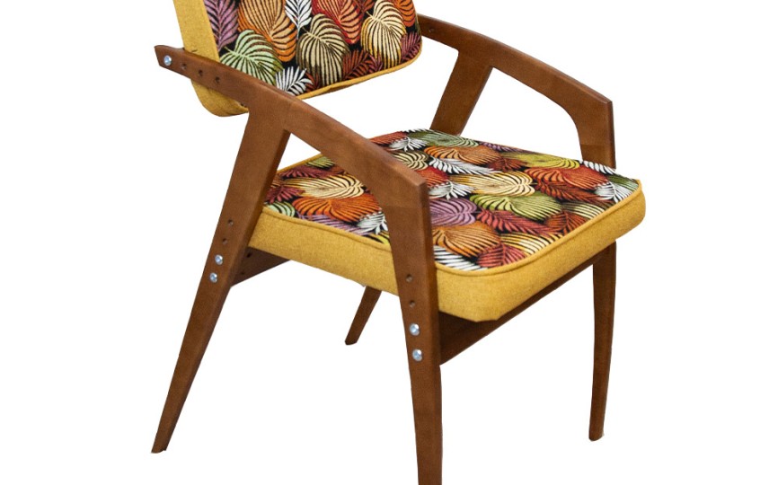 Стул регулируемый «Бруно» Листья + рогожка Сан-Леон (орех) Стул регулируемый «Бруно» Листья + рогожка Сан-Леон (орех)