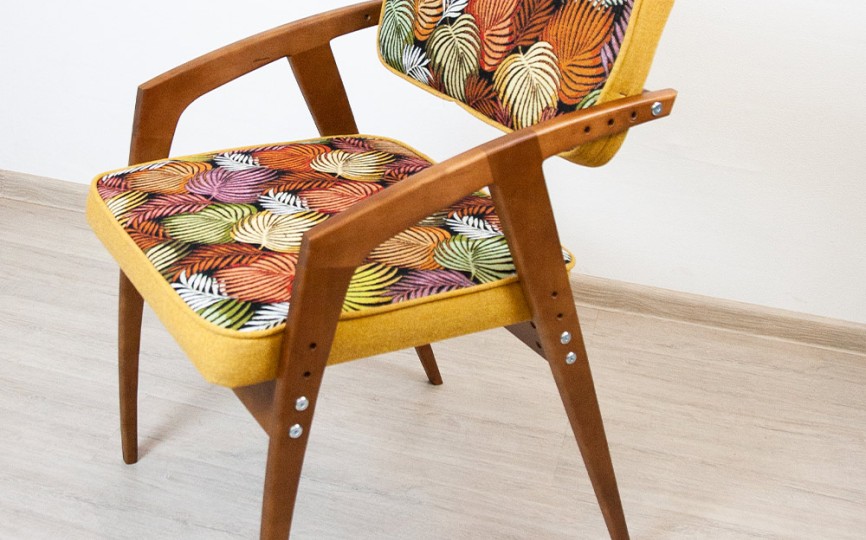 Стул регулируемый «Бруно» Листья + рогожка Сан-Леон (орех) Стул регулируемый «Бруно» Листья + рогожка Сан-Леон (орех)