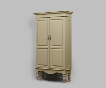 Шкаф двухдверный Бьёрт на высоких ножках 1-34